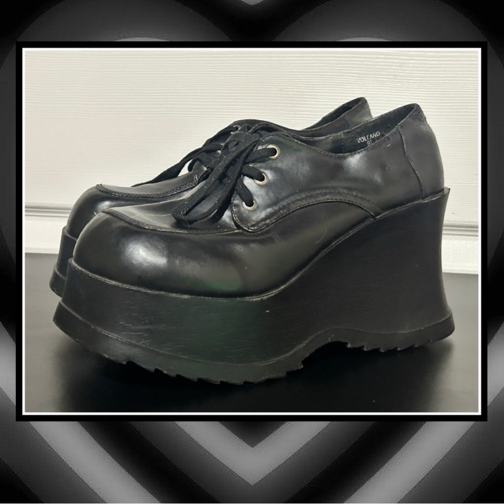 Vintage 90s Chunky Platform Wedge